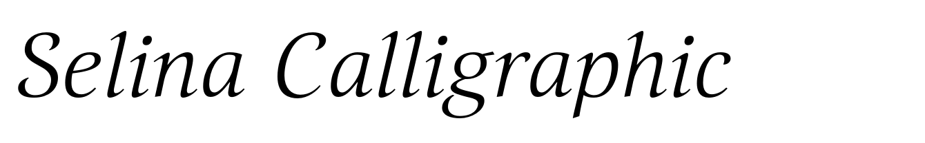 Selina Calligraphic